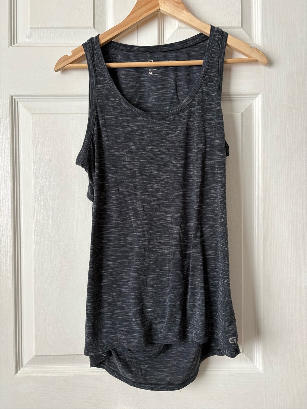 GAP Heathered Charcoal Gray Tank Top